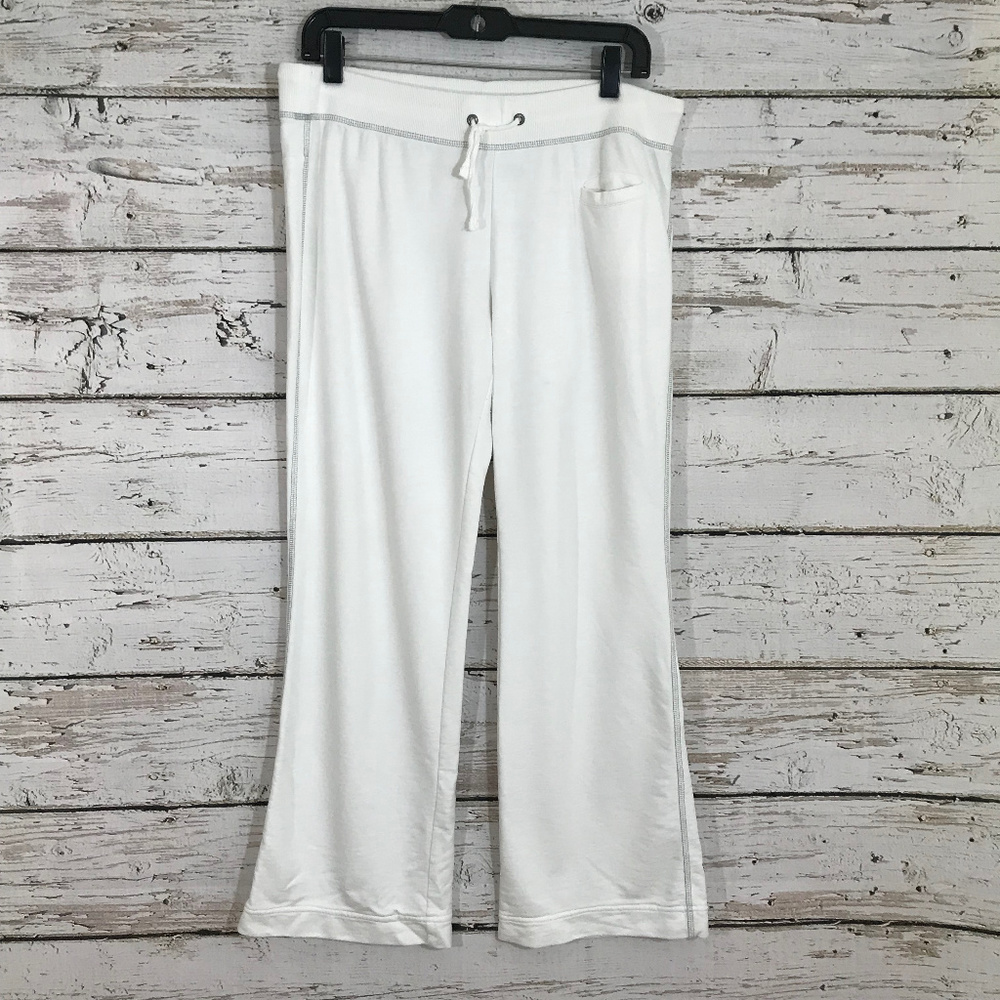 Columbia White Long Sweat Pants